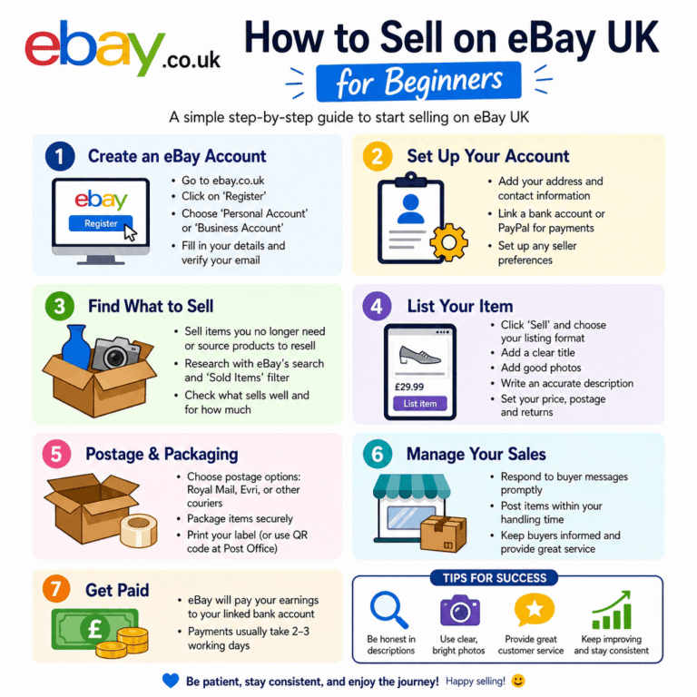 How to Sell on Ebay UK for Beginners