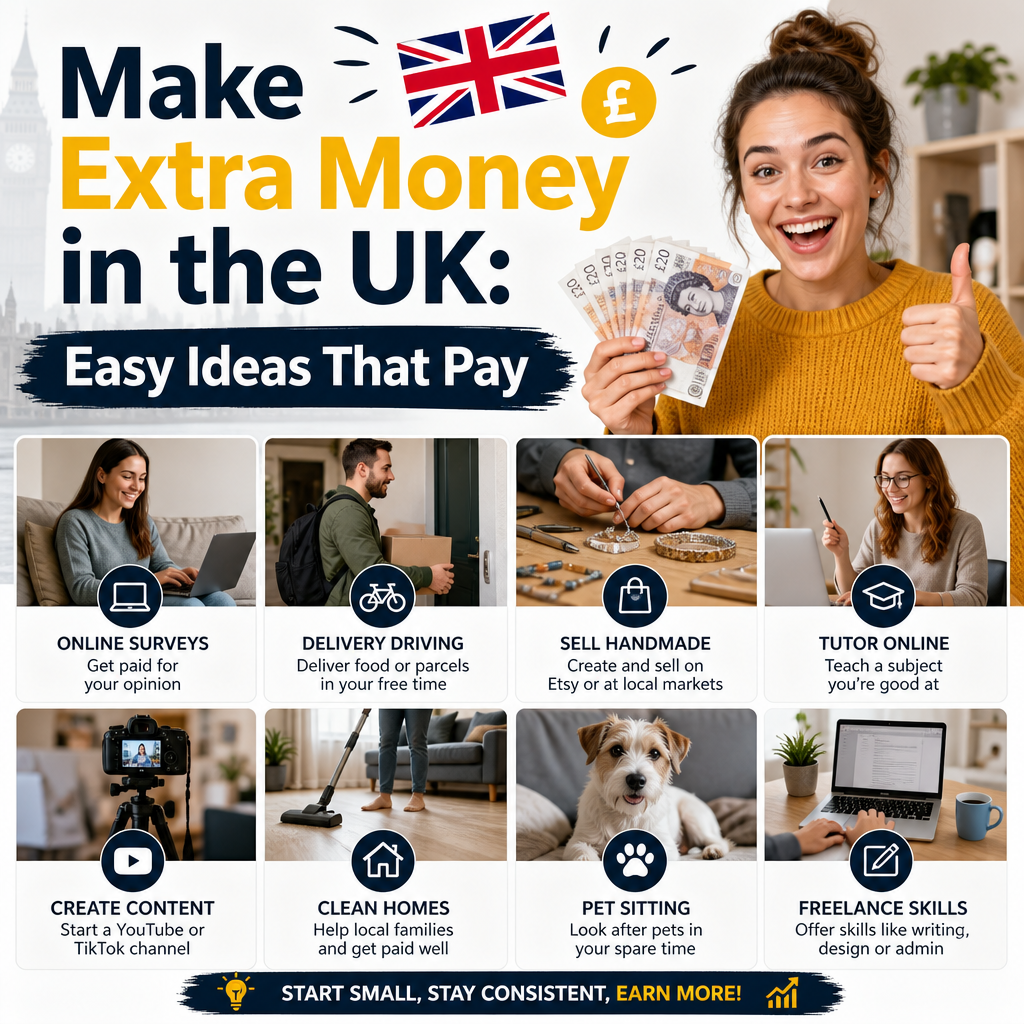 Untitled IMake Extra Money in the UK: Easy Ideas That Pay